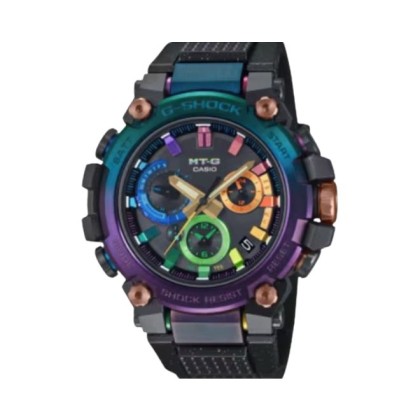 CASIO G-SHOCK MTG-B3000DN-1A SOLAR-POWERED BLUETOOTH BLACK STRAP ANALOG MEN WATCH